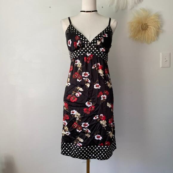 Heart Soul Womens Satin Y2K Babydoll Dress Size XL Whimsigoth Fairy Grunge Goth - Picture 2 of 13